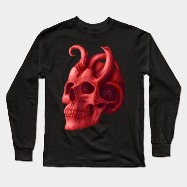 resident Evil, art skull Long Sleeve T-Shirt by Hedgeh0g